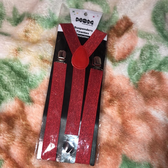 💖Glitter Suspenders - Picture 1 of 4